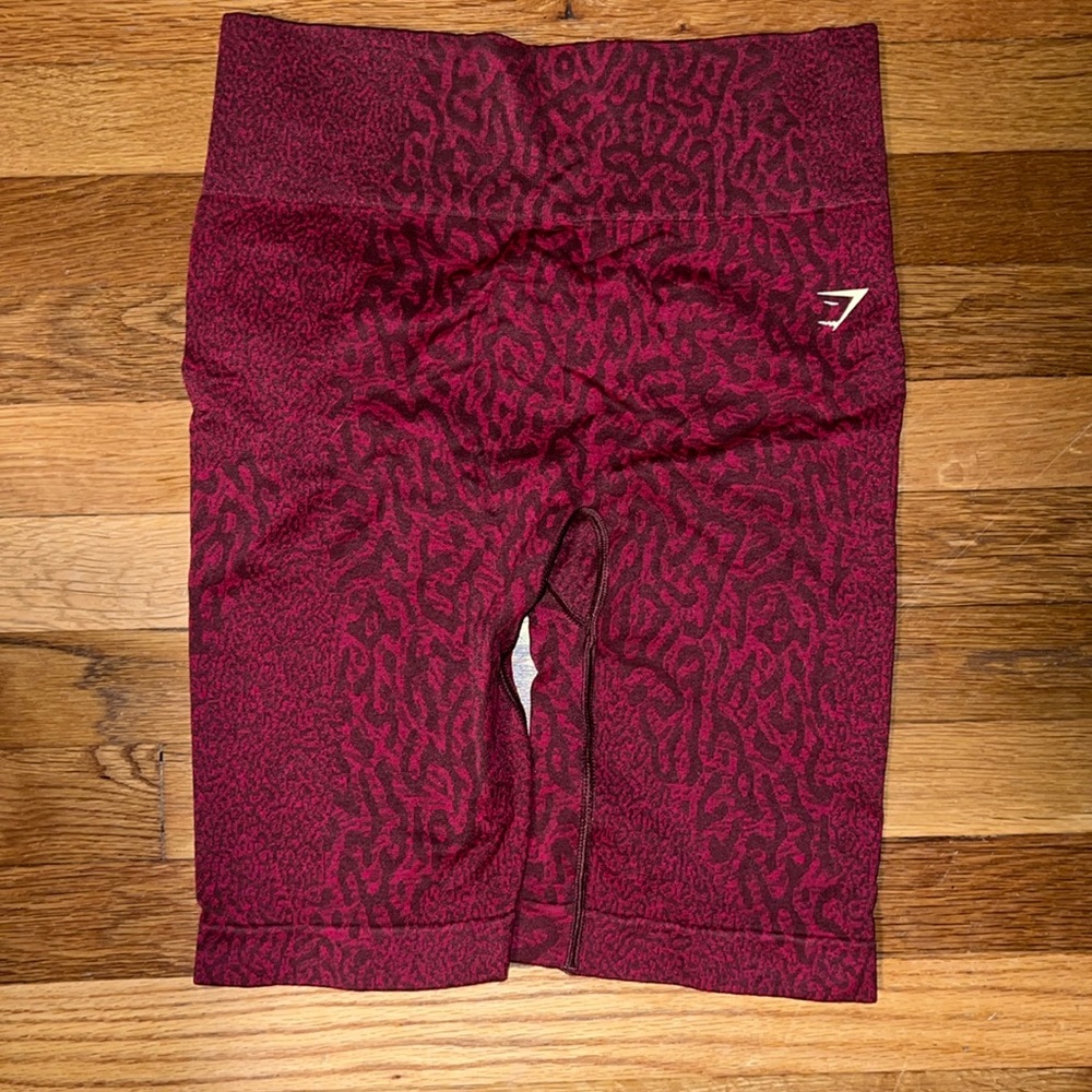 Gymshark Adapt Animal Seamless Cycling Shorts - Reef | Cherry Brown